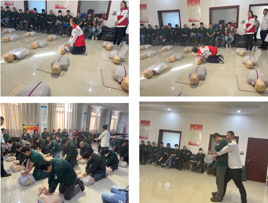 開展急救演練，筑牢安全防線